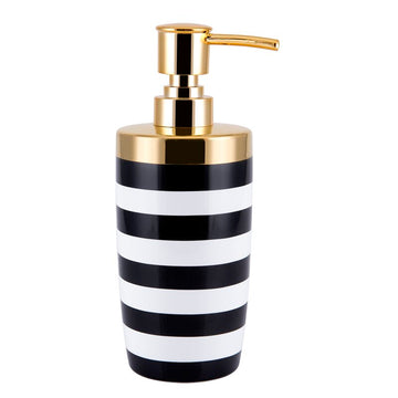 Kyrpu Black/White Ceramic Lotion Dispenser